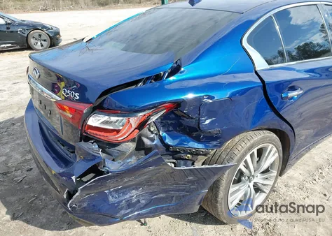 2018 Infiniti Q50 3.0T Sport z USA, uszkodzony, nr VIN JN1EV7AR6JM445322